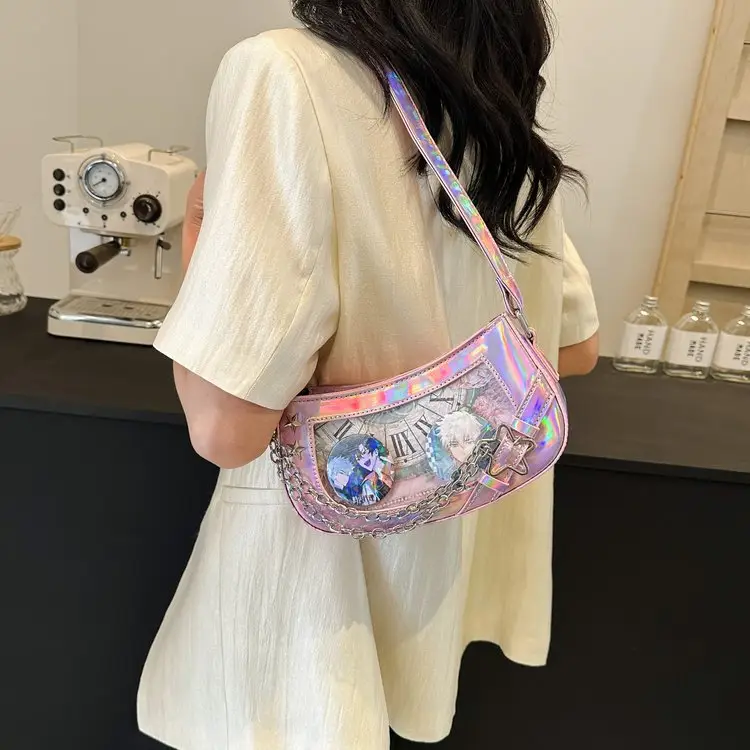 Women's Two-Dimensional Crystal Spice Crossbody Bag - Image 9