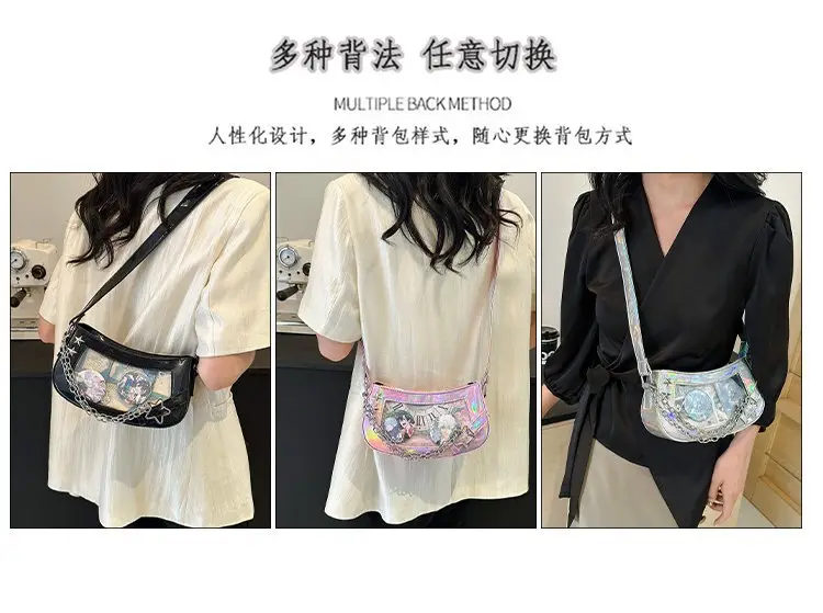 Women's Two-Dimensional Crystal Spice Crossbody Bag — feature 12