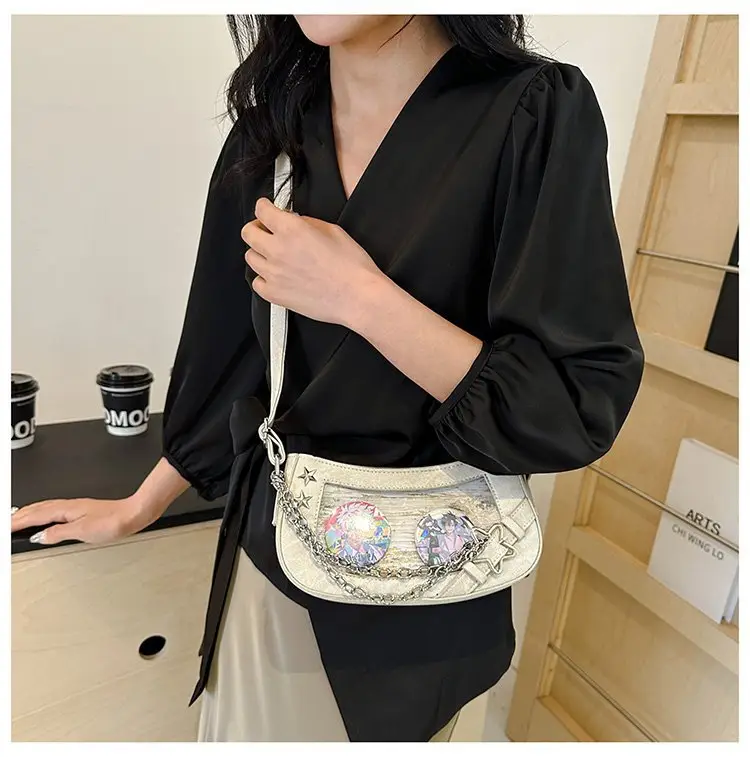 Women's Two-Dimensional Crystal Spice Crossbody Bag — feature 24
