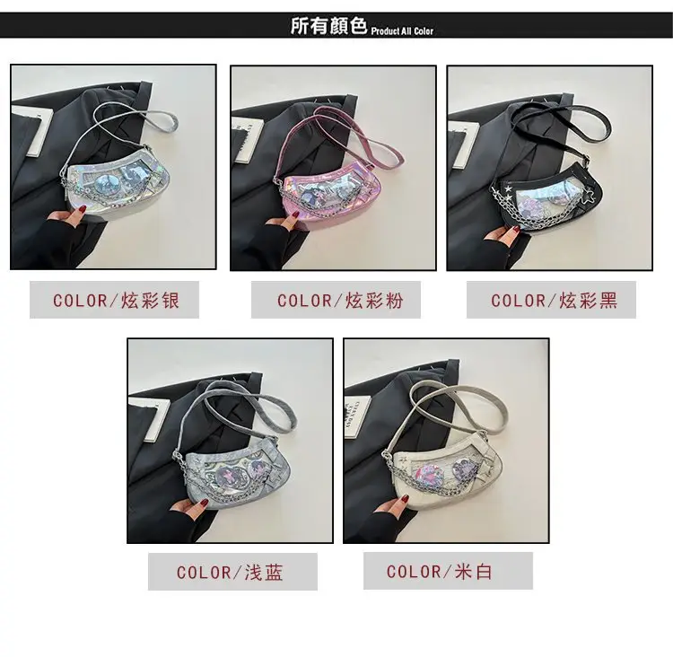 Women's Two-Dimensional Crystal Spice Crossbody Bag — feature 3