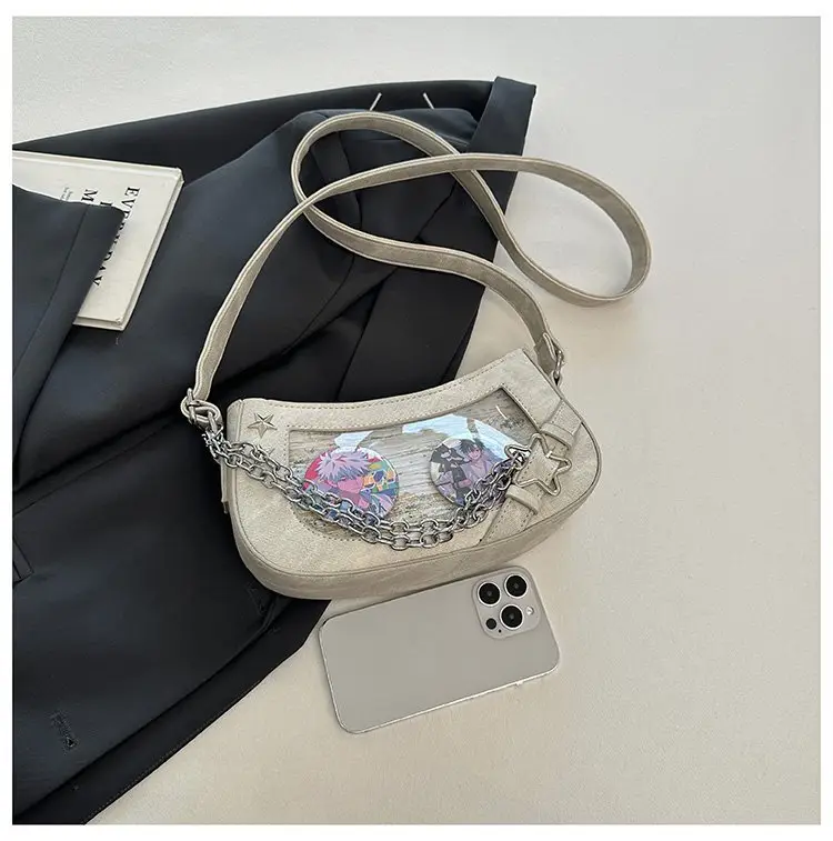 Women's Two-Dimensional Crystal Spice Crossbody Bag — feature 46