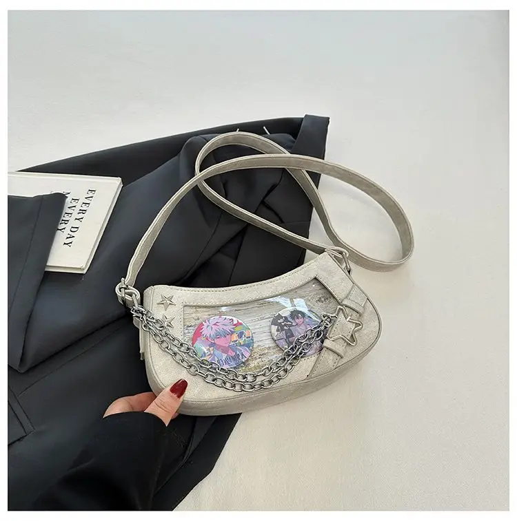 Women's Two-Dimensional Crystal Spice Crossbody Bag — feature 65