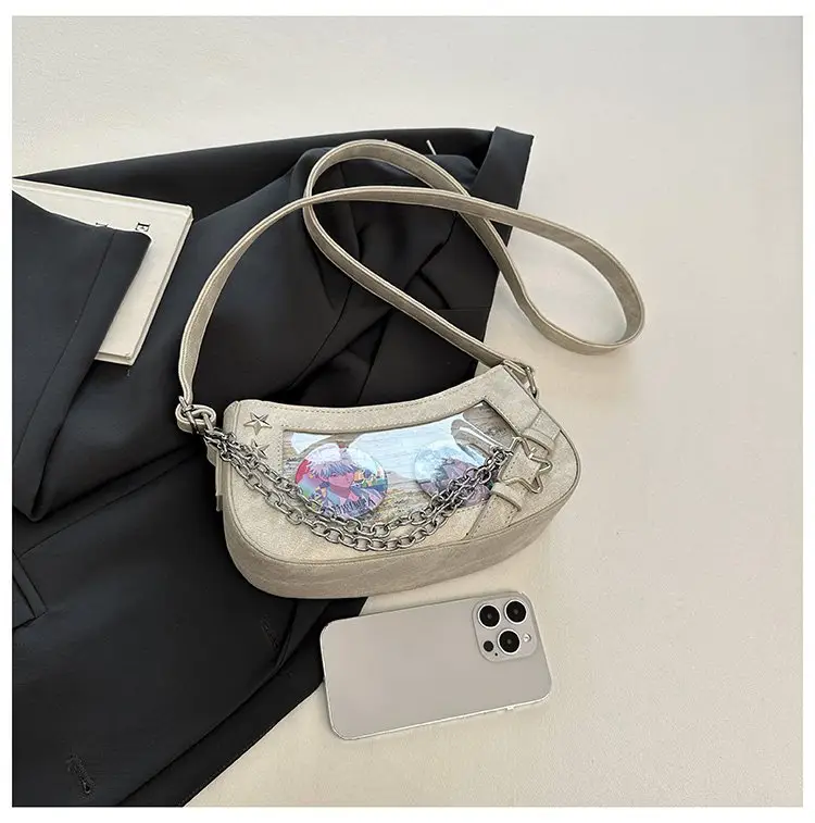 Women's Two-Dimensional Crystal Spice Crossbody Bag — feature 66