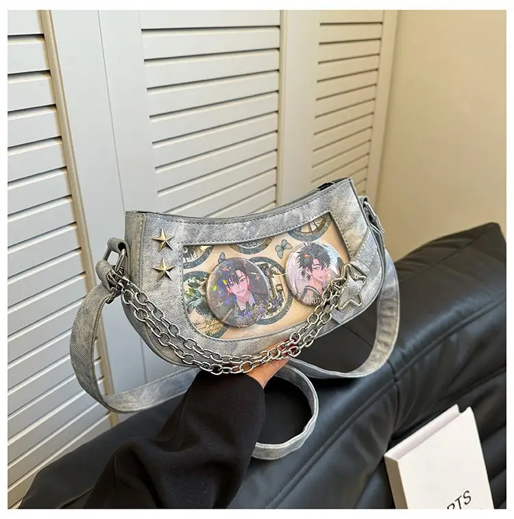 Women's Two-Dimensional Crystal Spice Crossbody Bag — feature 79