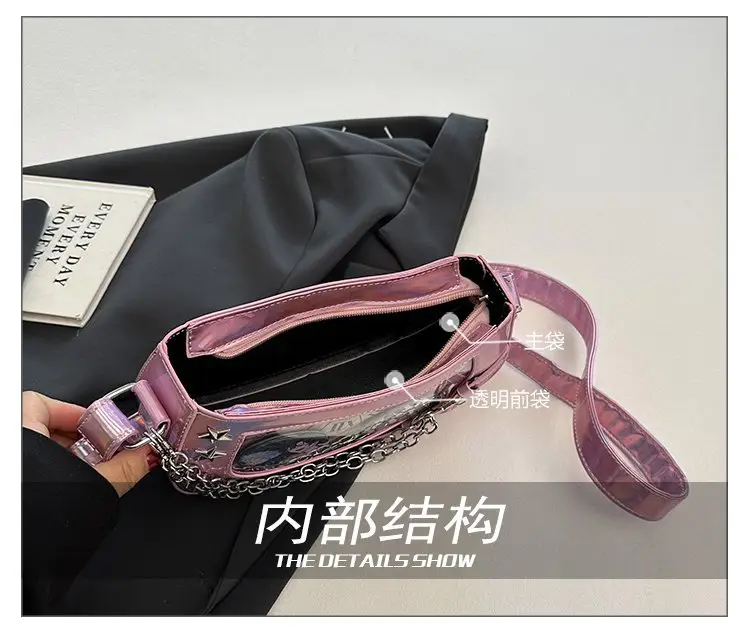 Women's Two-Dimensional Crystal Spice Crossbody Bag — feature 9