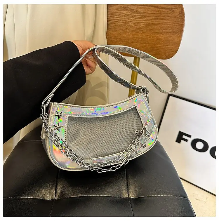Women's Two-Dimensional Crystal Spice Crossbody Bag - Image 2