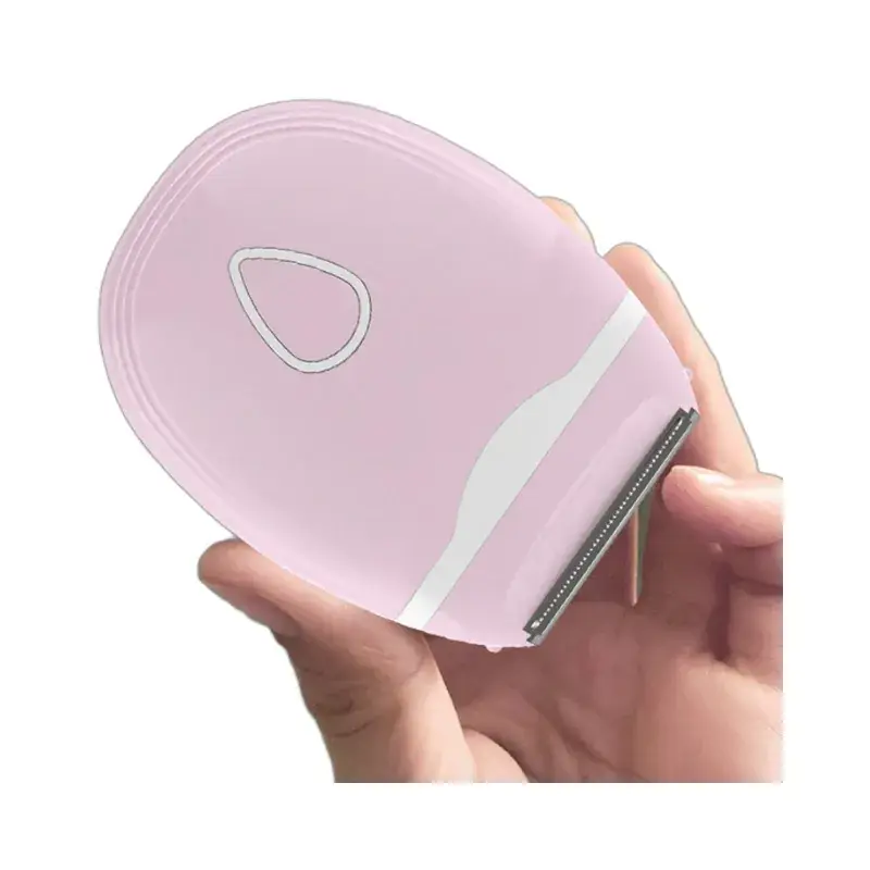 Pink Underarm Shaver with 2 Green Batteries