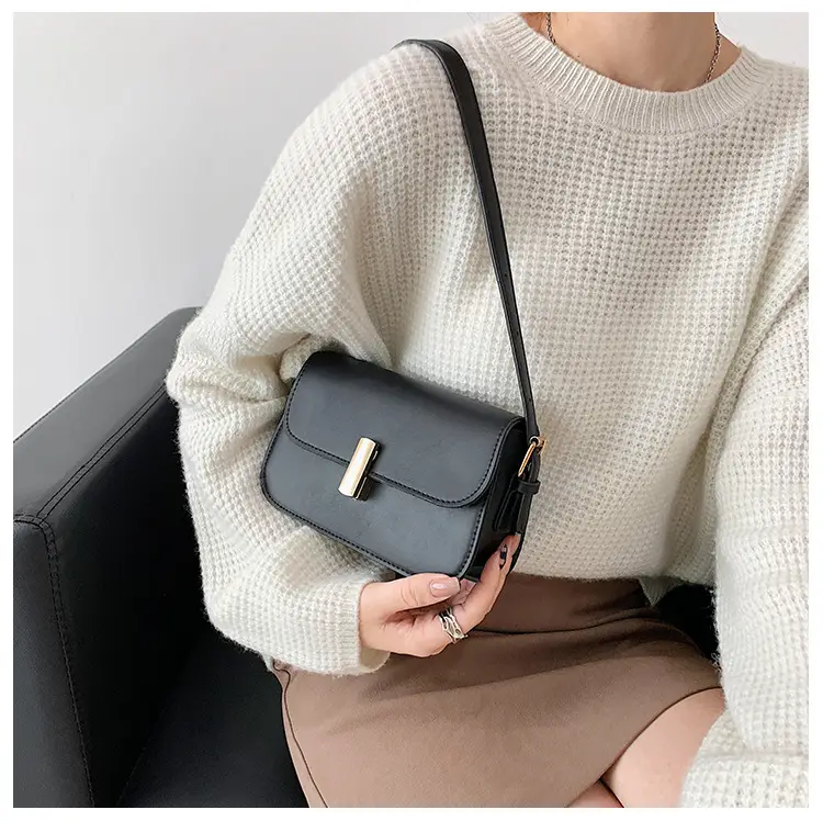 Women's Retro Crossbody Bag Brown Leather 2021 — feature 12