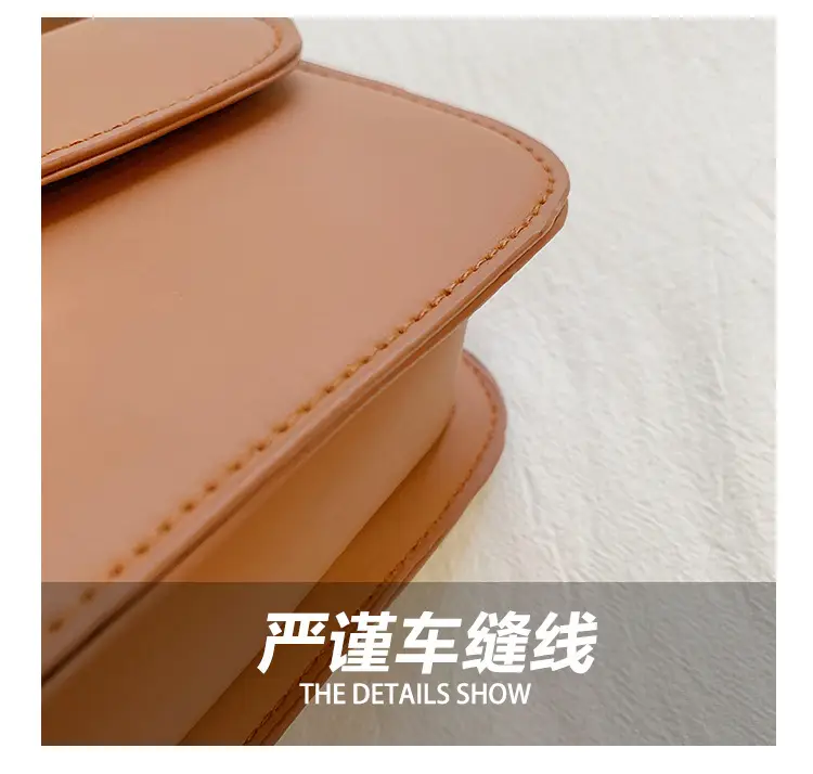 Women's Retro Crossbody Bag Brown Leather 2021 — feature 7