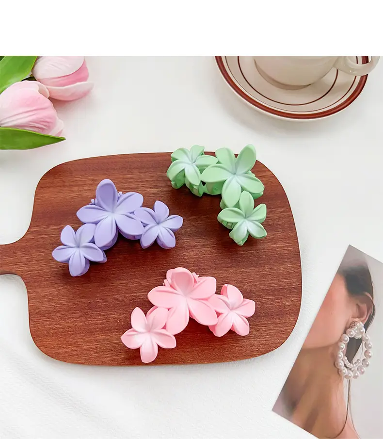 Purple Plastic Hairpin Clips for Girls — feature 11