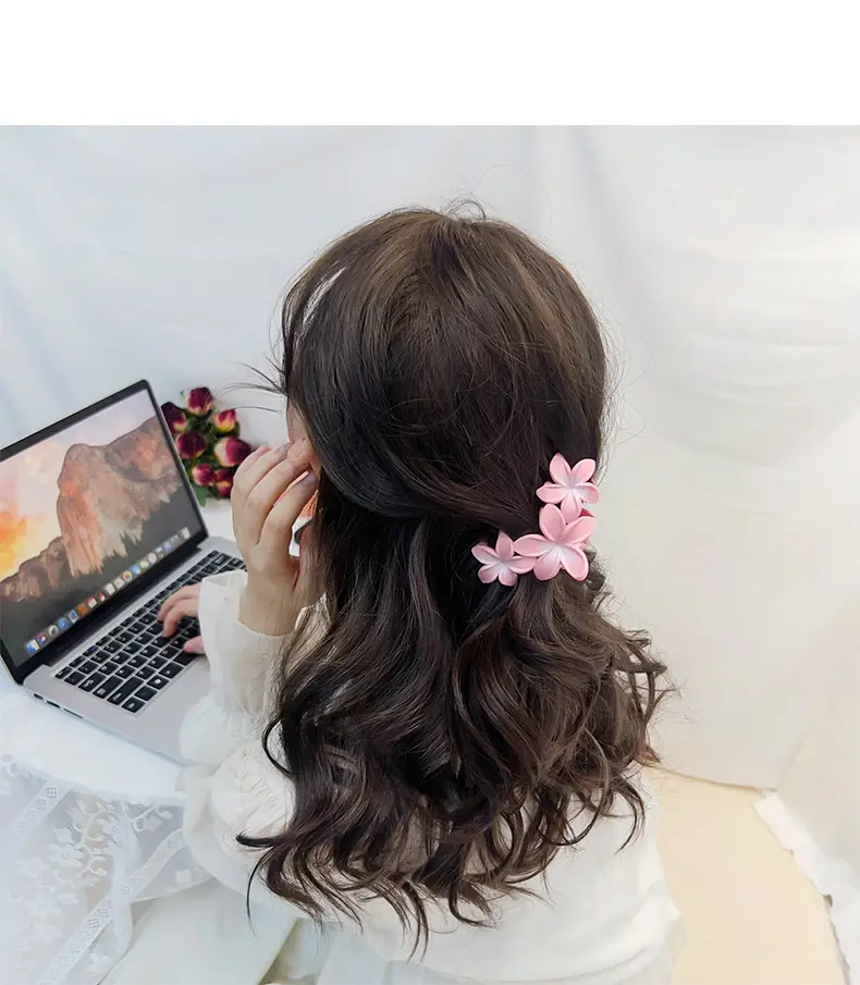 Purple Plastic Hairpin Clips for Girls — feature 12