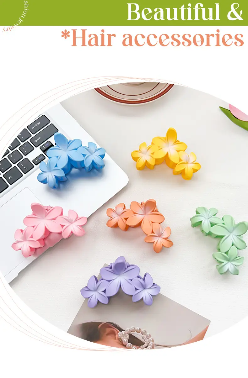 Purple Plastic Hairpin Clips for Girls — feature 5