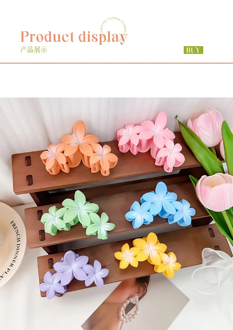 Purple Plastic Hairpin Clips for Girls — feature 8