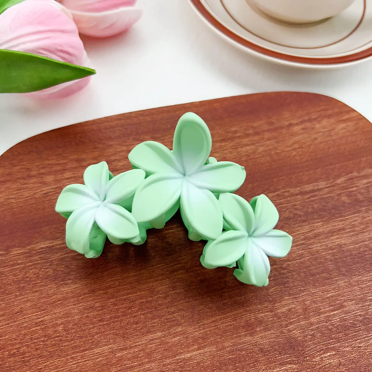 Purple Plastic Hairpin Clips for Girls - Image 4