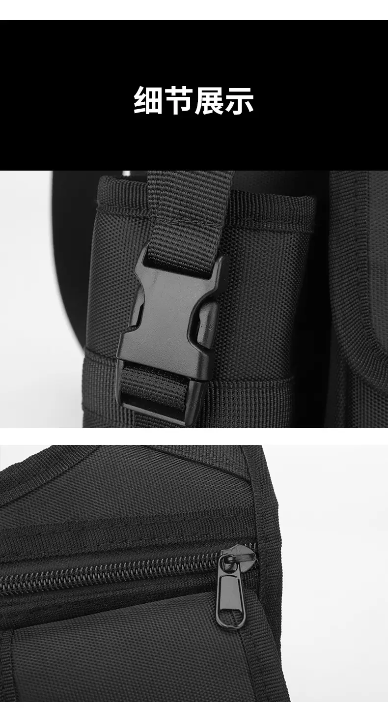 Tactical Shoulder Bag Olive Green Multi Pocket Travel — feature 19
