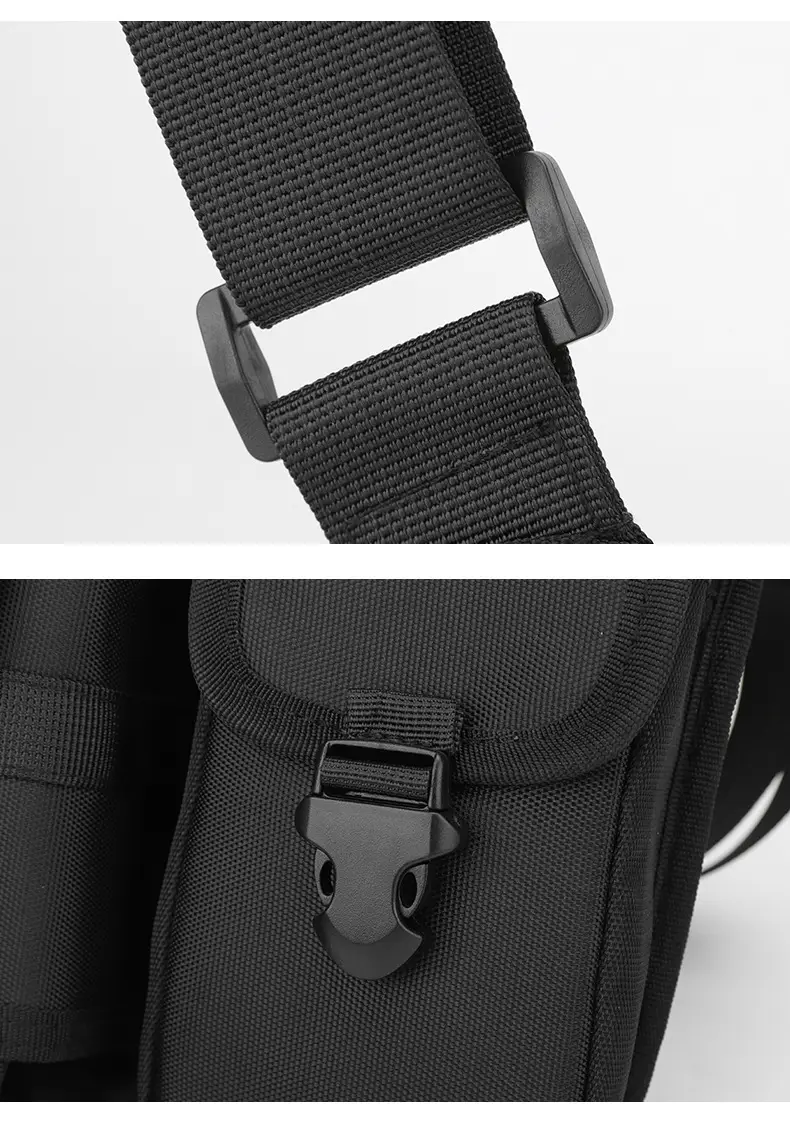 Tactical Shoulder Bag Olive Green Multi Pocket Travel — feature 21