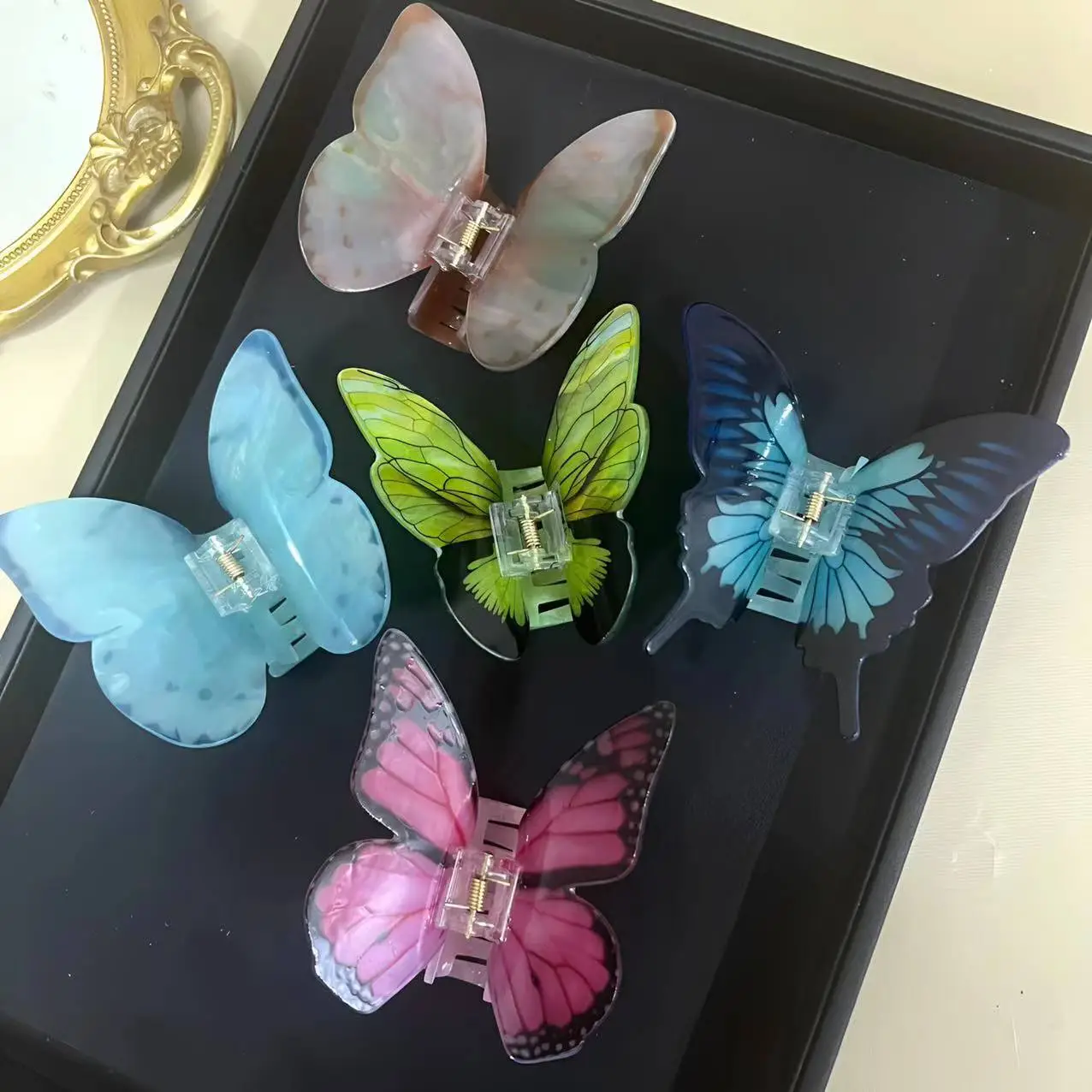 New French Style Butterfly Hair Clip for Women