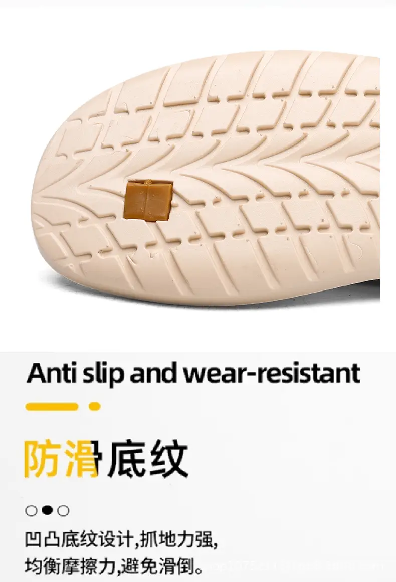 Black Casual Flip Flops with EVA Sole — feature 11