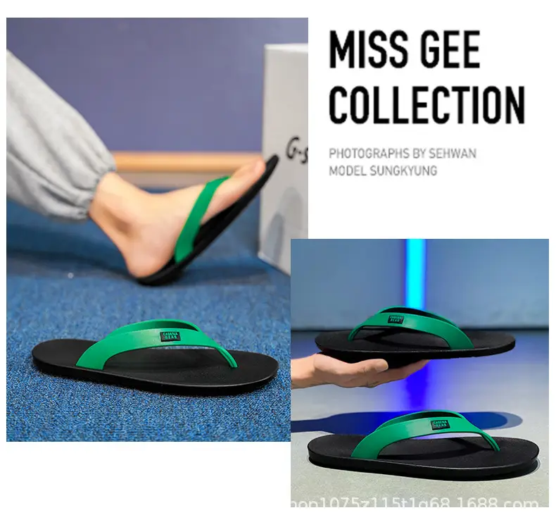 Black Casual Flip Flops with EVA Sole — feature 15