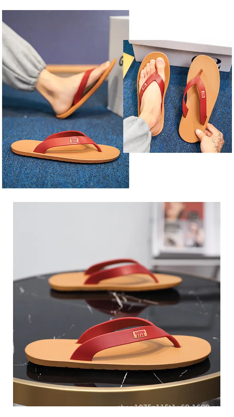 Black Casual Flip Flops with EVA Sole — feature 24