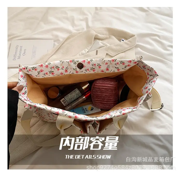 Trendy Floral Large Tote Bag for Women 2026 — feature 8