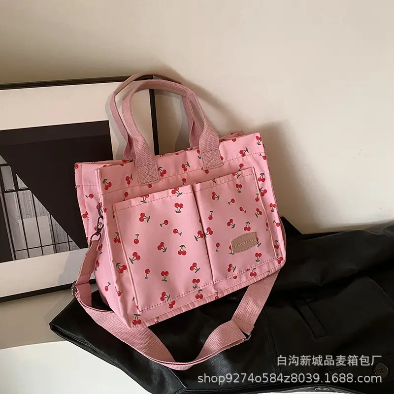 Trendy Floral Large Tote Bag for Women 2026 - Image 2