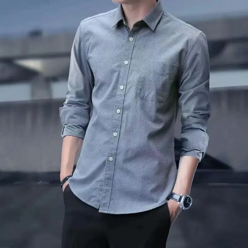 Gray (oxford long sleeves)