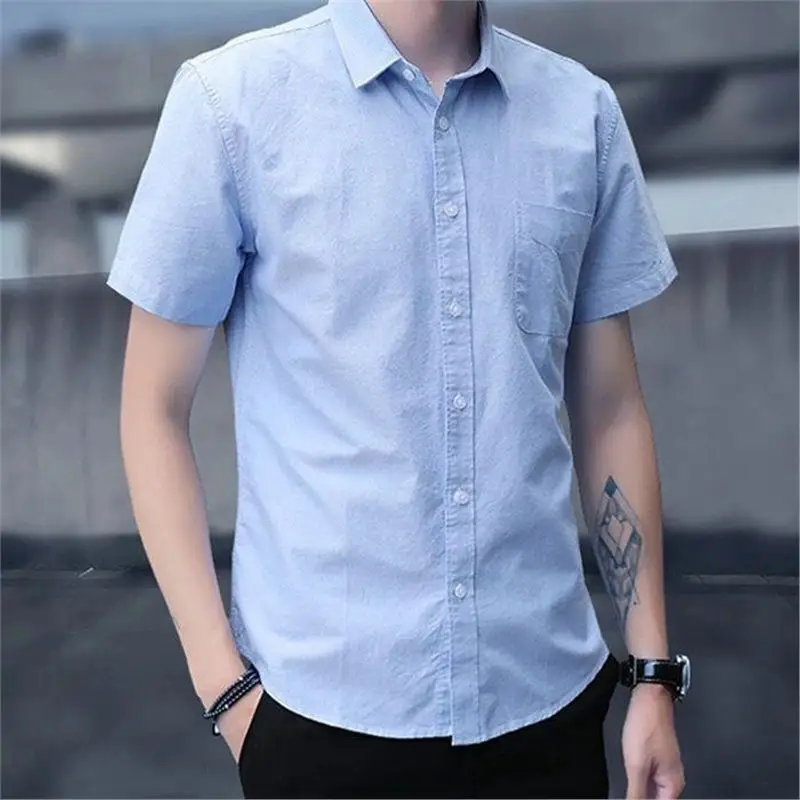 Blue (oxford short sleeves)