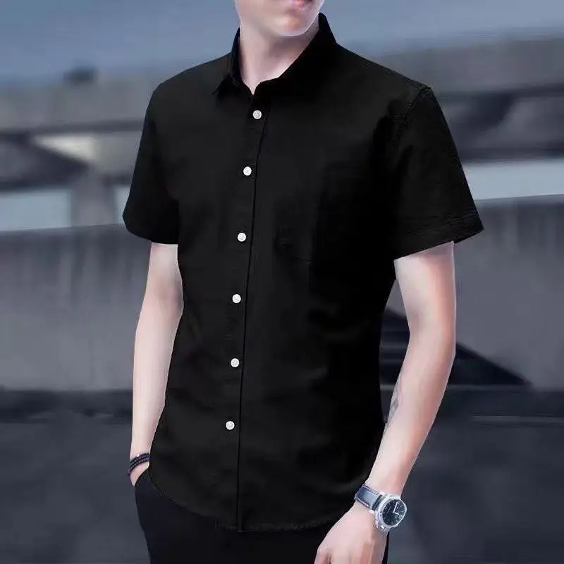 Black (oxford short sleeves)