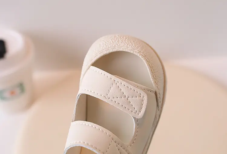 Black Velvet Toe Sandals for Toddler Boys 1-3Y — feature 14