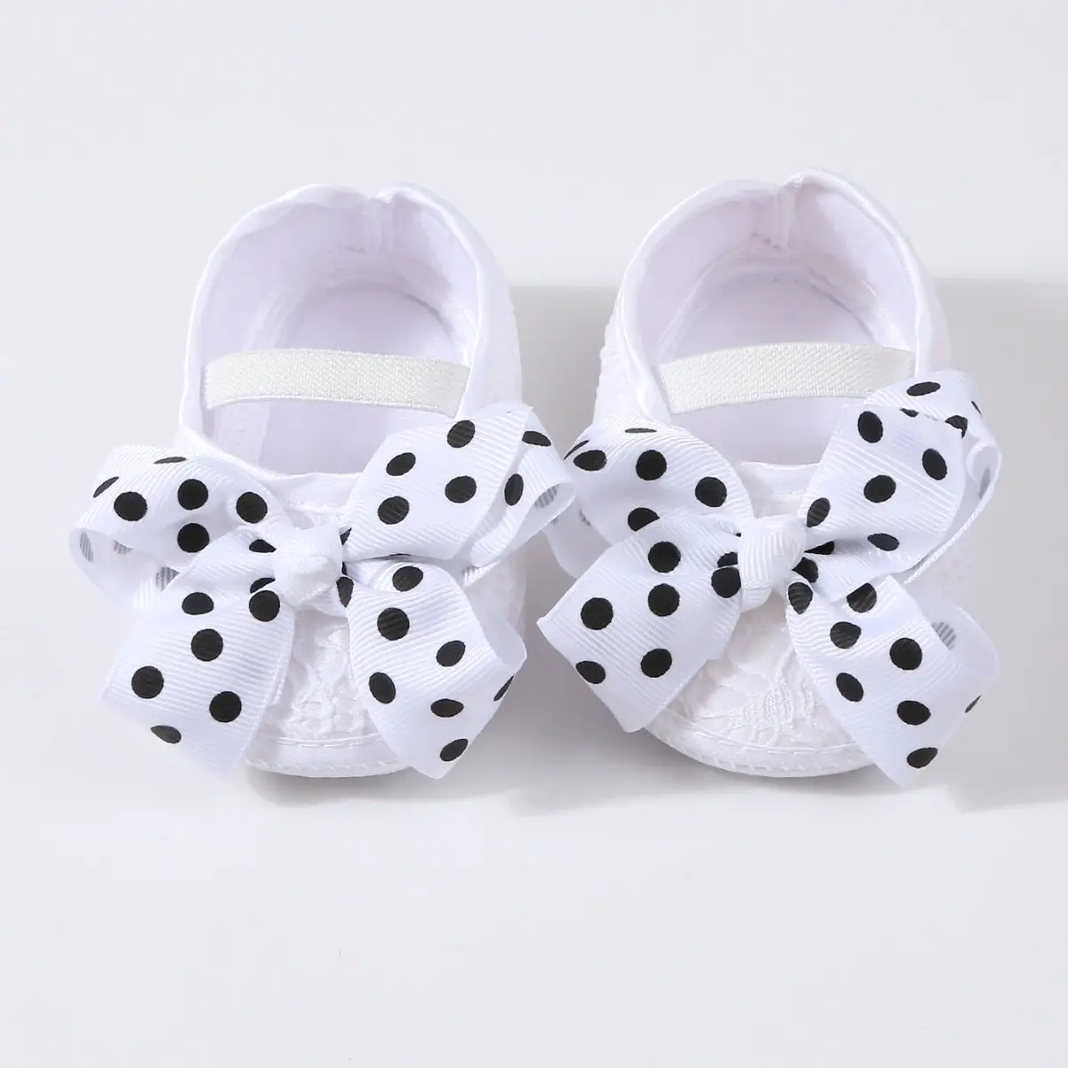 Korean Style 0-1 Baby Shoes with Soft Sole & Bow - Image 8