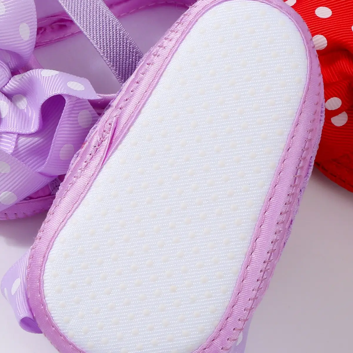 Korean Style 0-1 Baby Shoes with Soft Sole & Bow - Image 9