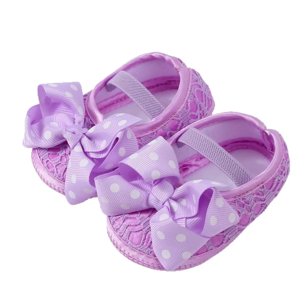 Korean Style 0-1 Baby Shoes with Soft Sole & Bow - Image 10