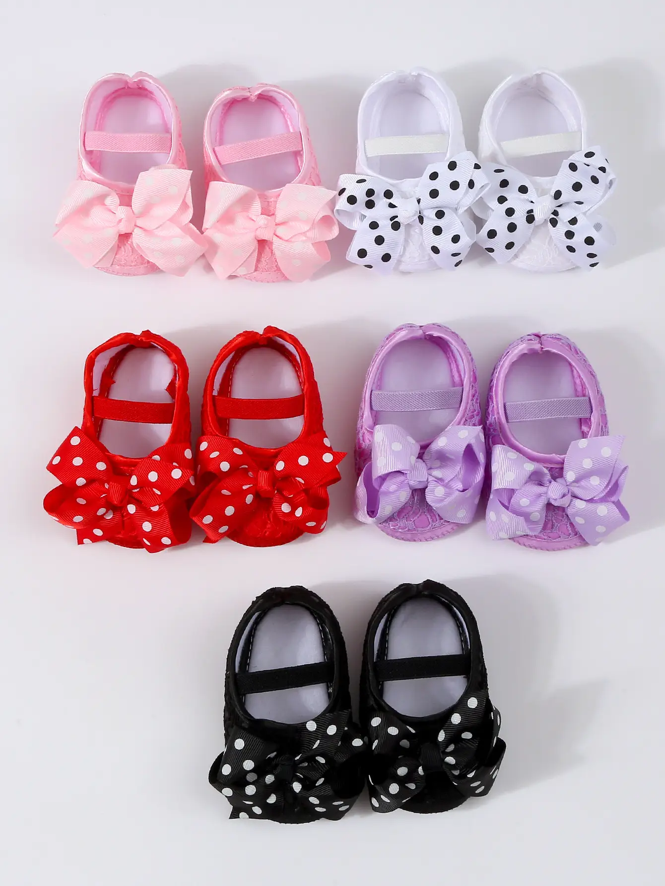 Korean Style 0-1 Baby Shoes with Soft Sole & Bow β feature 1