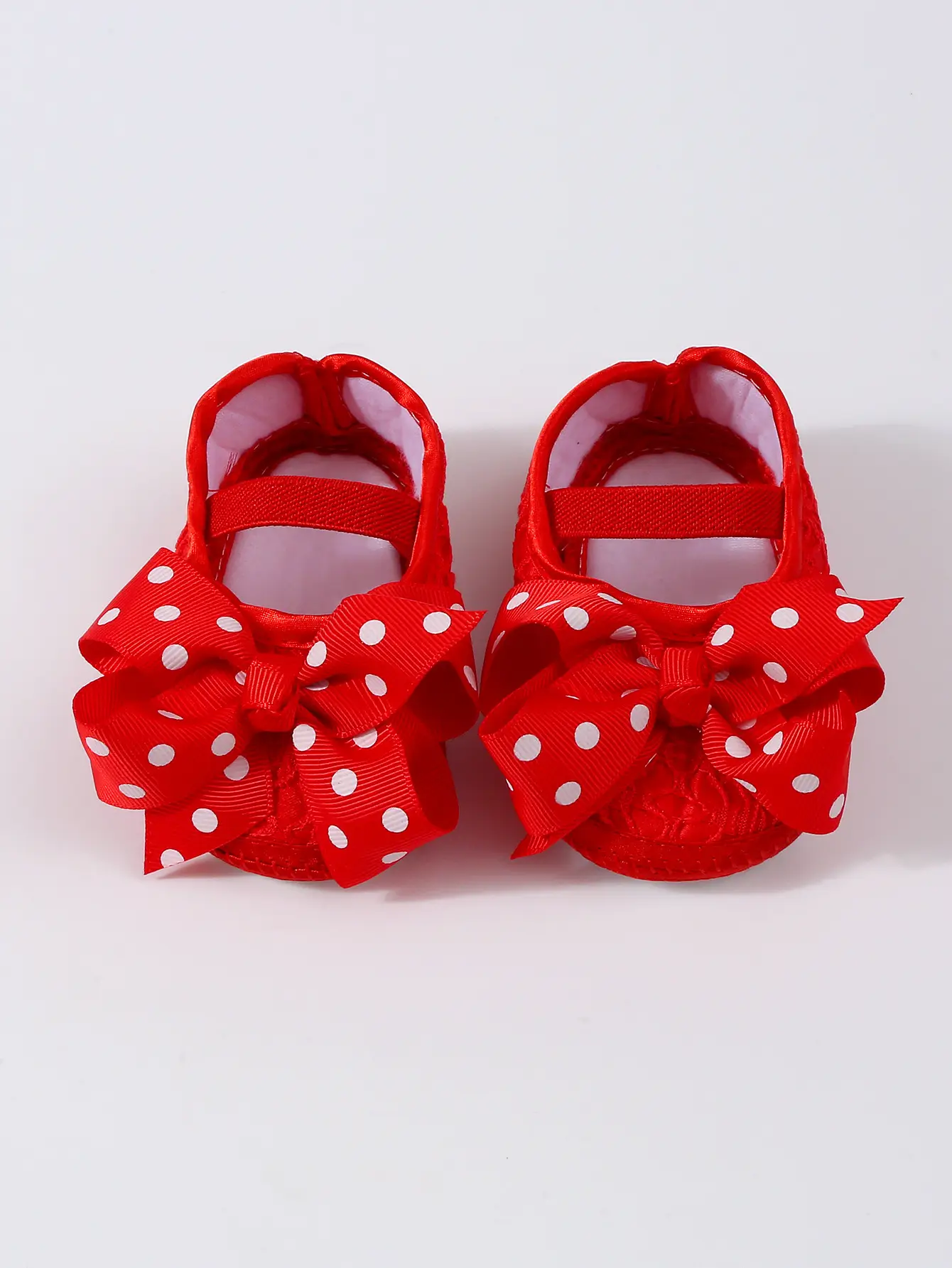Korean Style 0-1 Baby Shoes with Soft Sole & Bow - Image 2