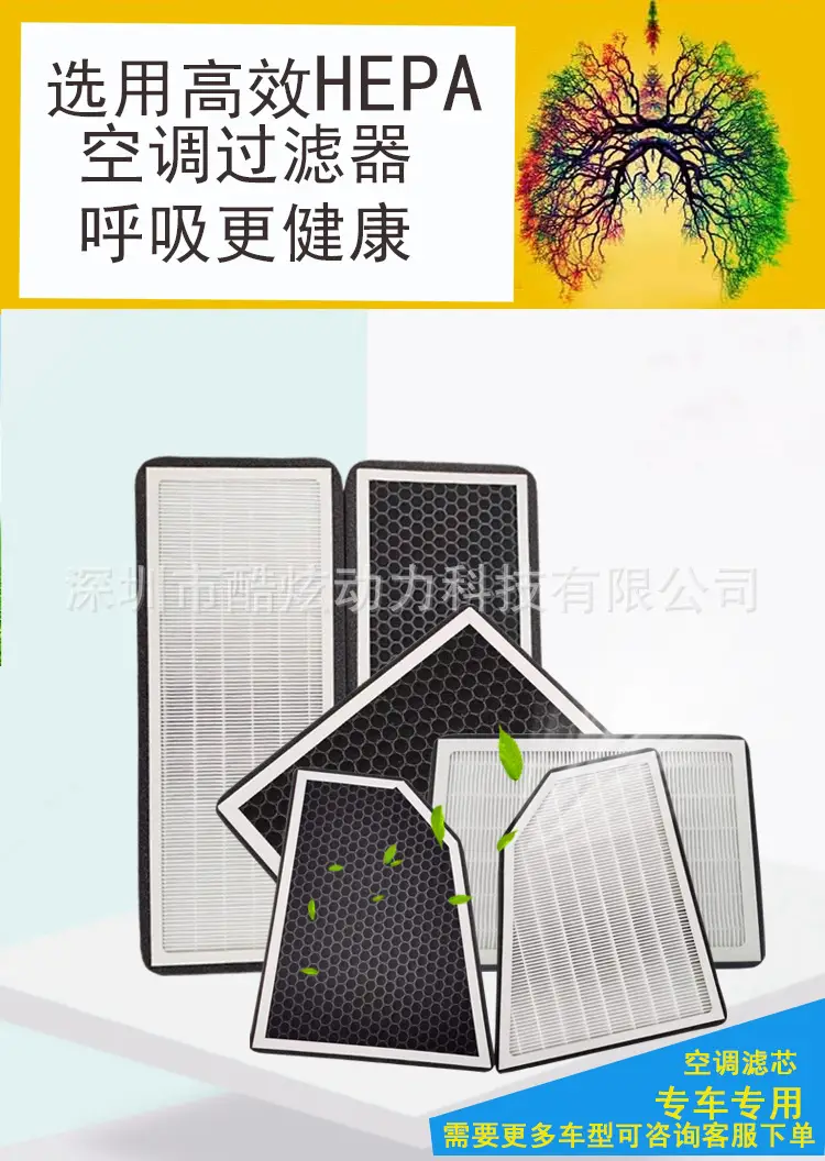 Suitable for GAC AION EAN S GE3 EA6 Zele iA5 activated carbon air conditioner filter element air grid — feature 3