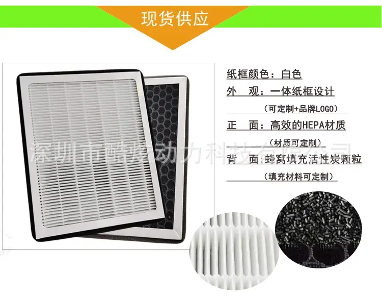 Suitable for GAC AION EAN S GE3 EA6 Zele iA5 activated carbon air conditioner filter element air grid — feature 7