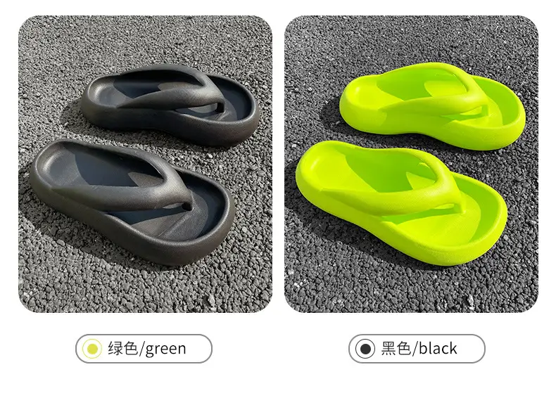 Stomp Flip Flops Women's Summer Outer Wear 2024 New Non-slip Thick Bottom Beach Seaside Flip Flops Women's Sandals — feature 8