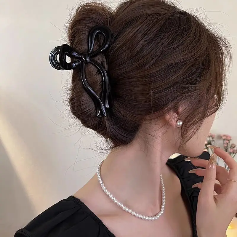 Clear Shark Clip for Hair Grab Large Bow Clip - Image 10