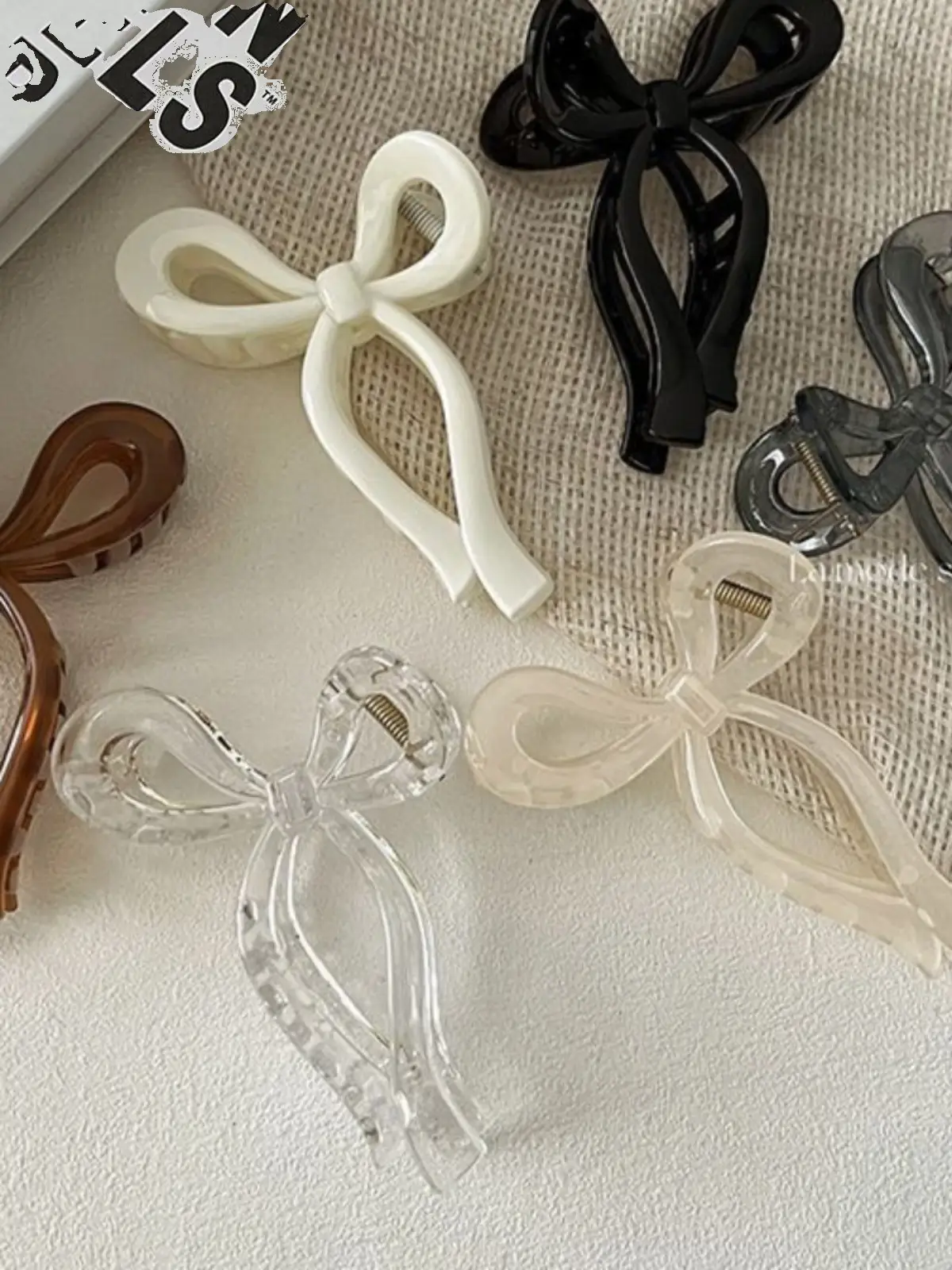 Clear Shark Clip for Hair Grab Large Bow Clip — feature 1