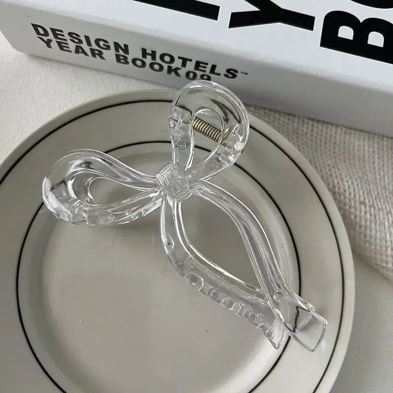 Clear Shark Clip for Hair Grab Large Bow Clip - Image 4