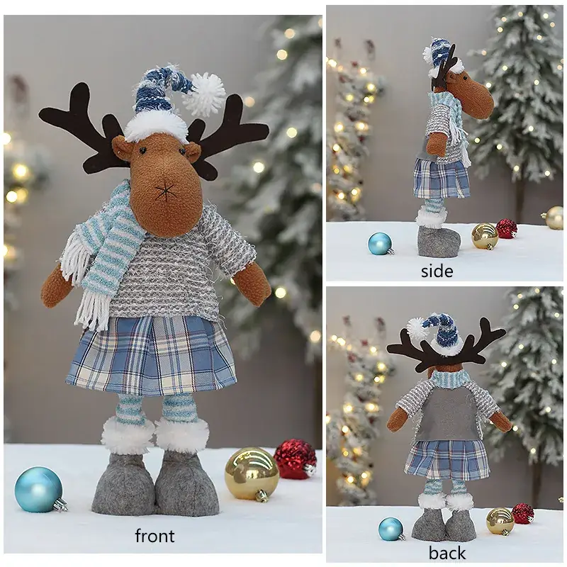 Cross-Border Christmas Doll Santa Snowman Telescopic Decor — feature 10