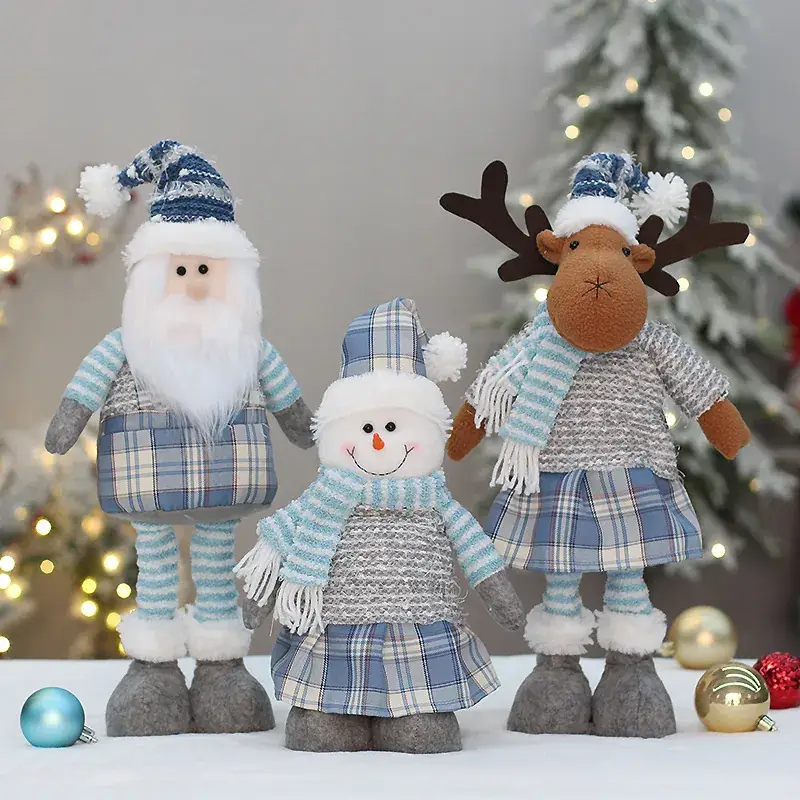Cross-Border Christmas Doll Santa Snowman Telescopic Decor — feature 4