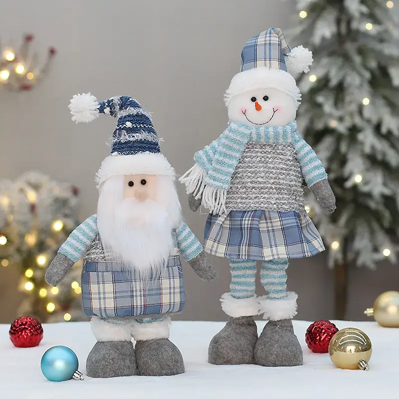 Cross-Border Christmas Doll Santa Snowman Telescopic Decor — feature 5