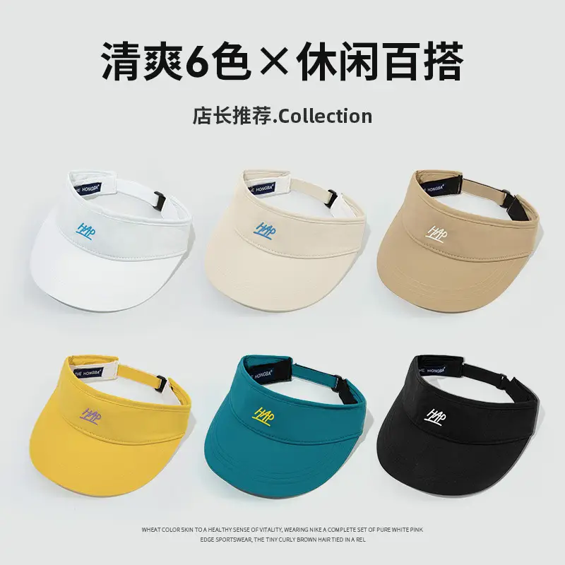 Women's Wide Brim Sun Hat Adjustable Golf Cap 56cm - Image 8