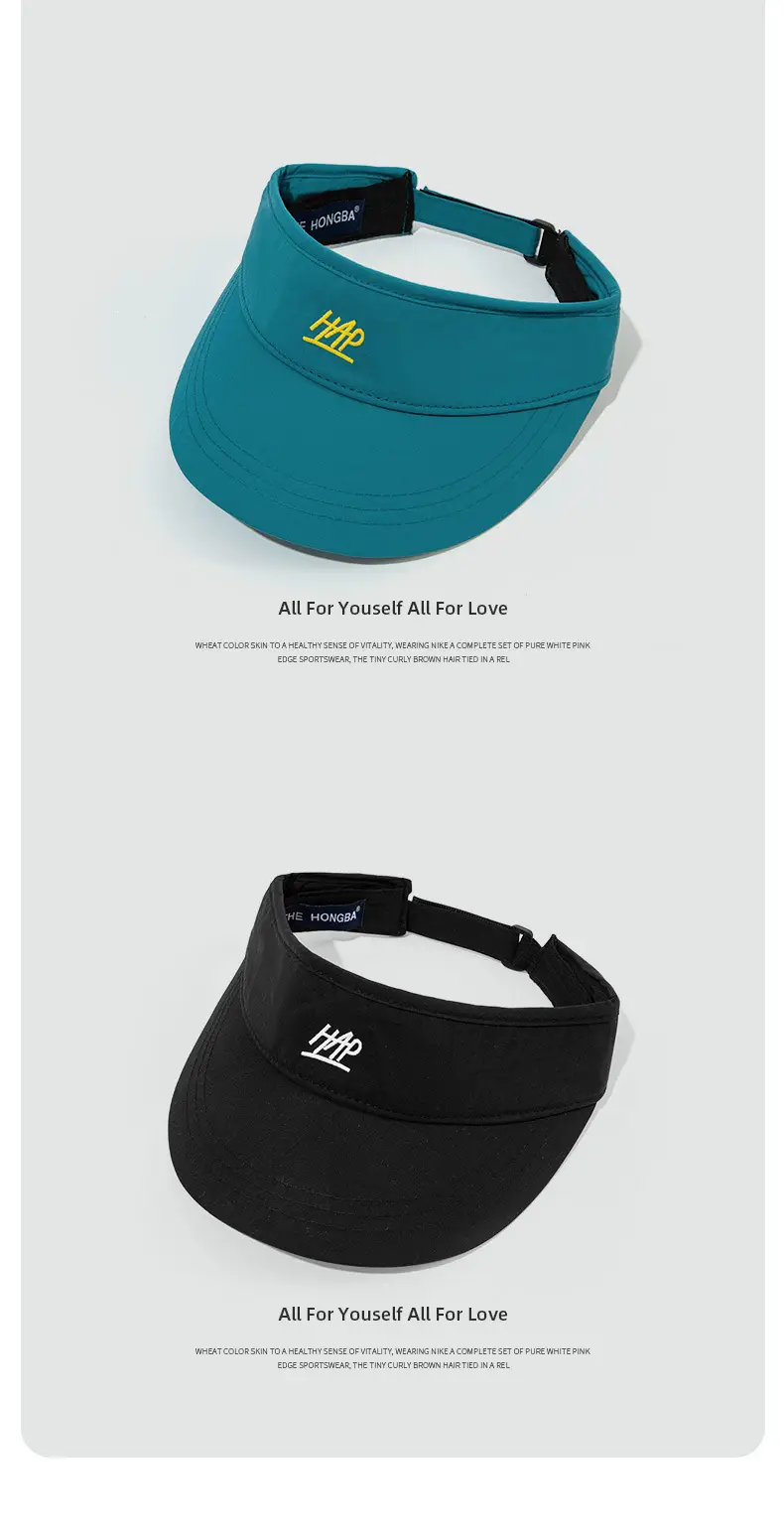 Women's Wide Brim Sun Hat Adjustable Golf Cap 56cm — feature 10