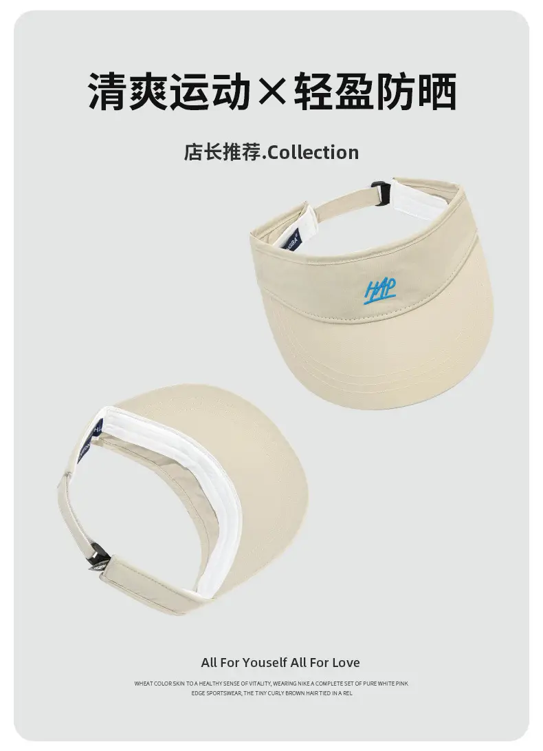 Women's Wide Brim Sun Hat Adjustable Golf Cap 56cm — feature 4