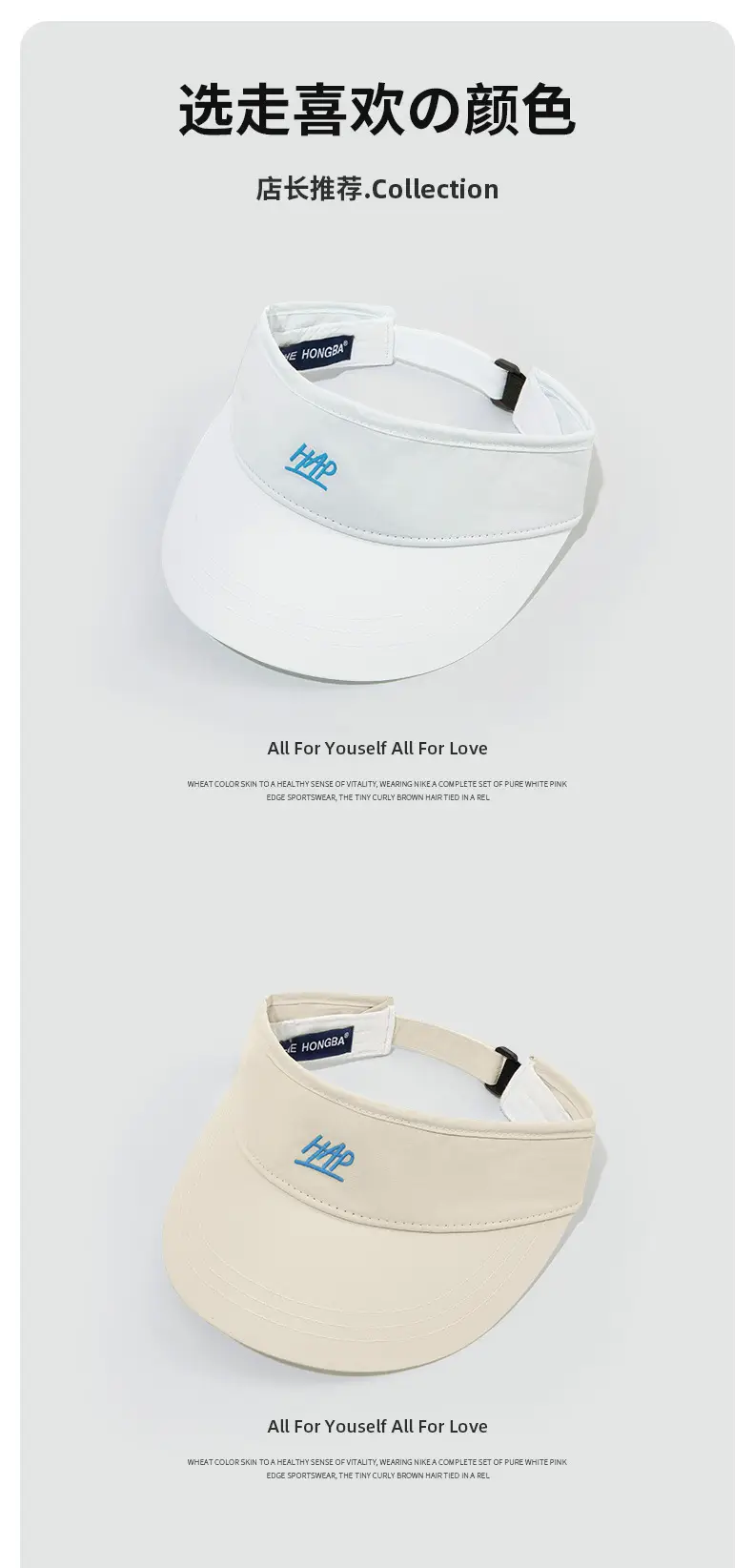 Women's Wide Brim Sun Hat Adjustable Golf Cap 56cm — feature 8