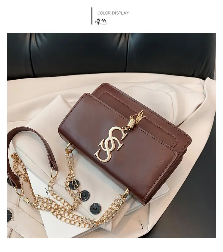 Stylish Brown Chain Crossbody Bag for Women 2024 — feature 25