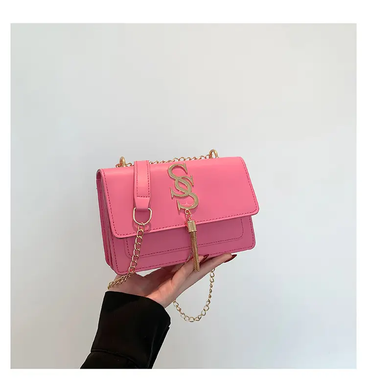 Stylish Brown Chain Crossbody Bag for Women 2024 - Image 3